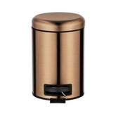 Cos de gunoi maro din inox, 3 litri, Leman Wenko